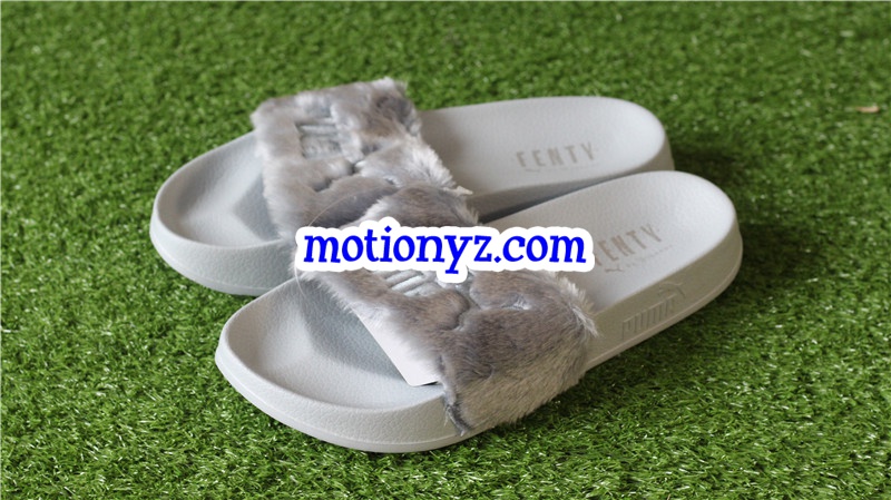 Puma Leadcat Fenty Fur Slide Grey